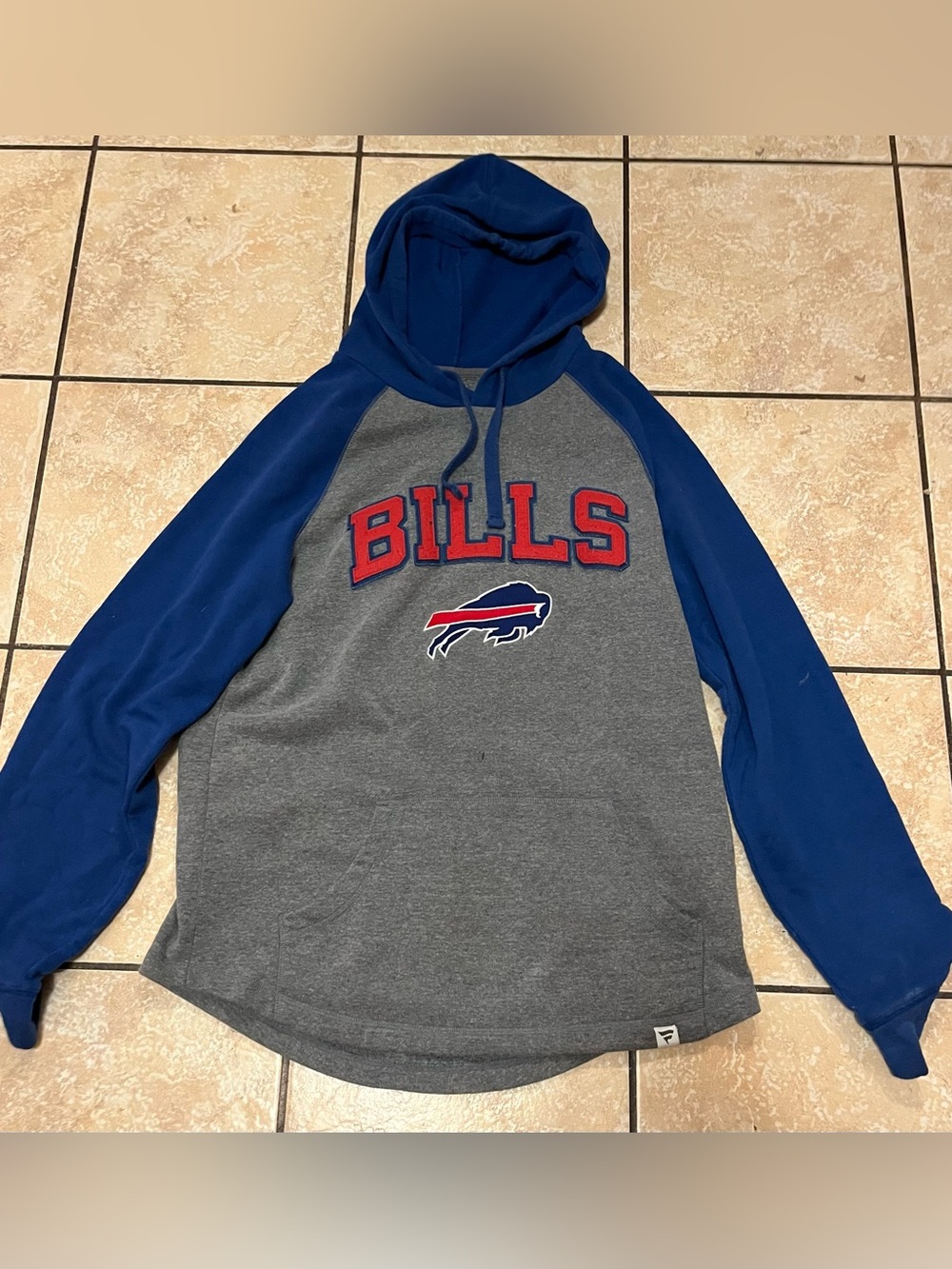 Fanatics Buffalo Bills NFL Football Navy Multicolor Pullover Men's Hoodie